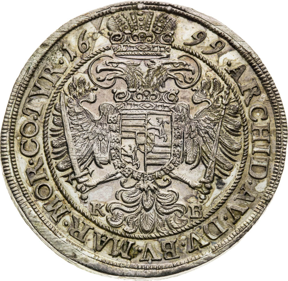 1/2 Thaler 1699 - back