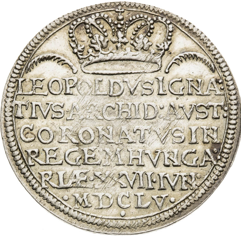 Silver Token 1655 - front