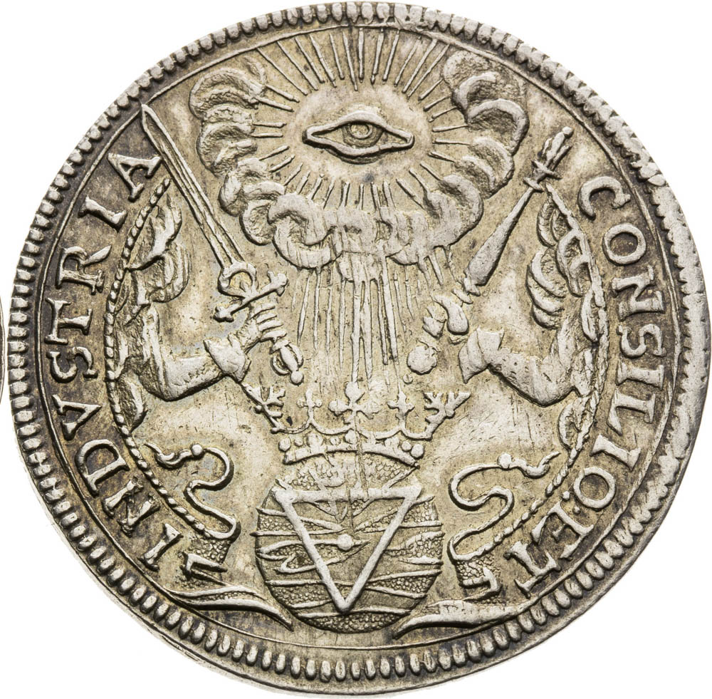 Silver Token 1655 - back