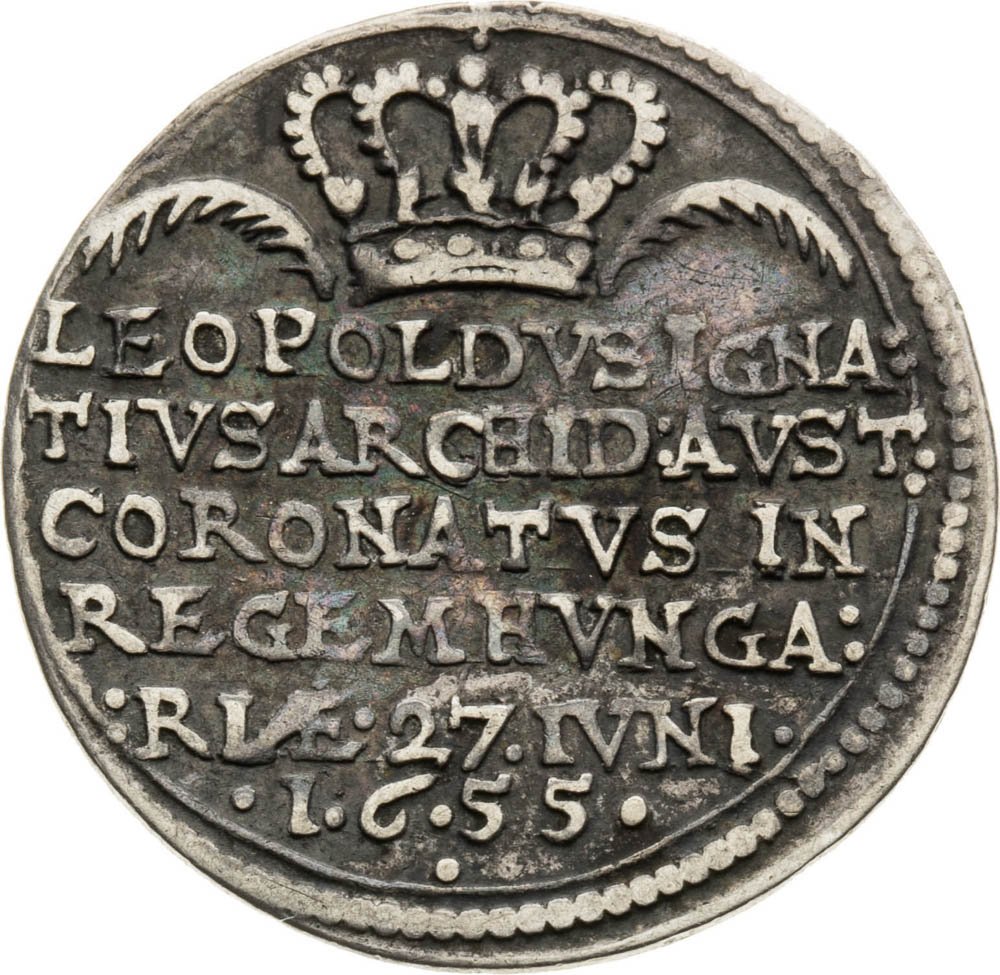 Silver Token 1655 - front