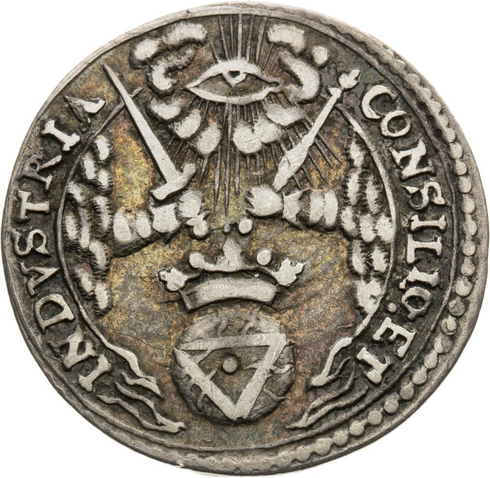Silver Token 1655 - back