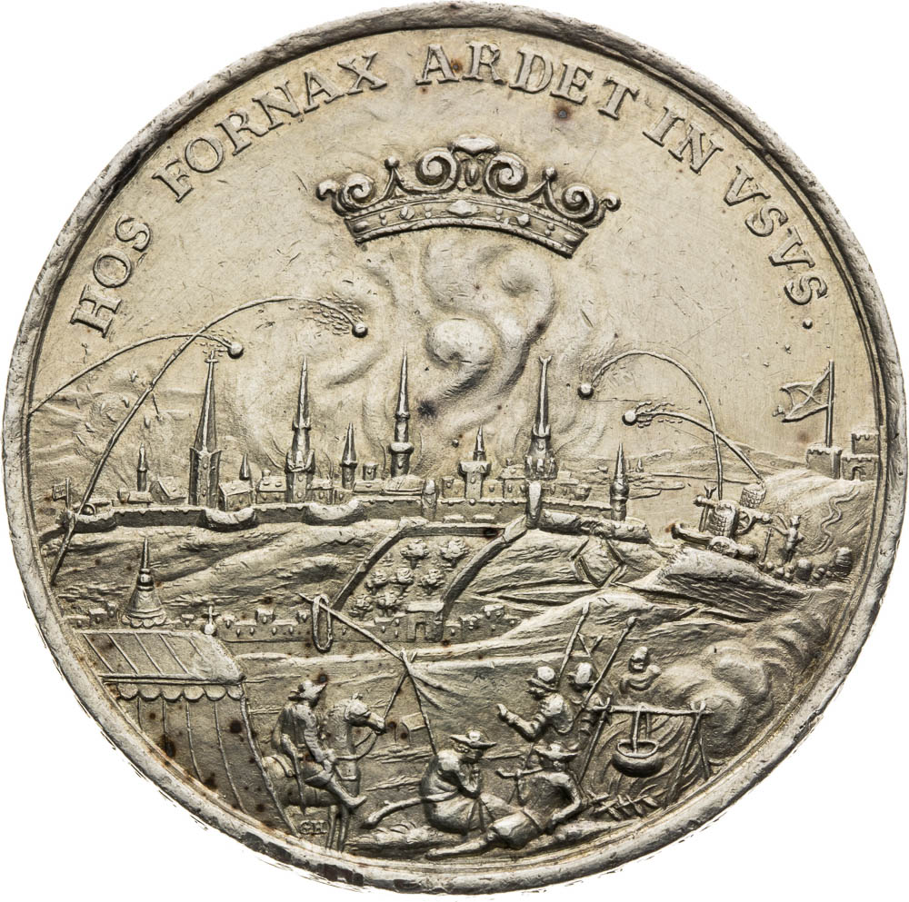 Silver Medal 1686 - back