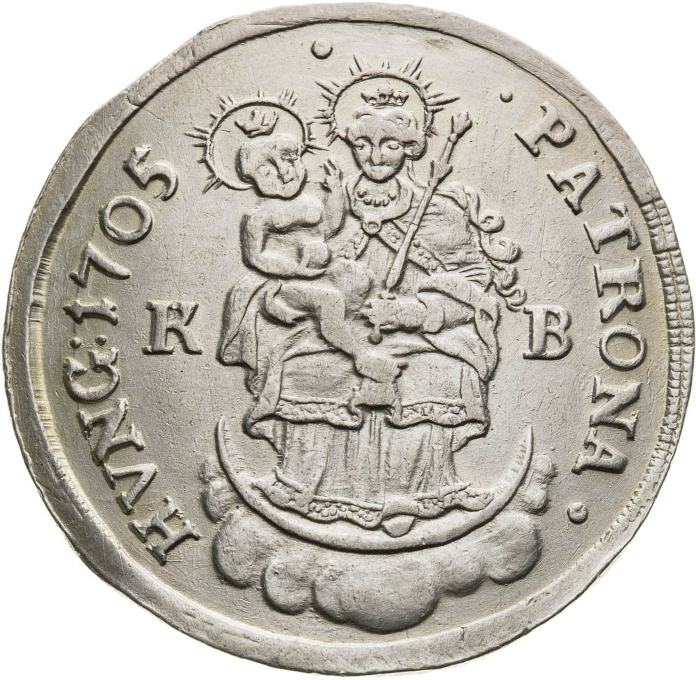 1/2 Thaler 1705 - back