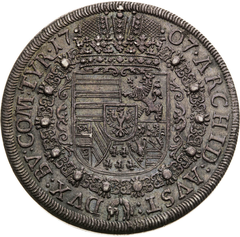 Thaler 1707 - back