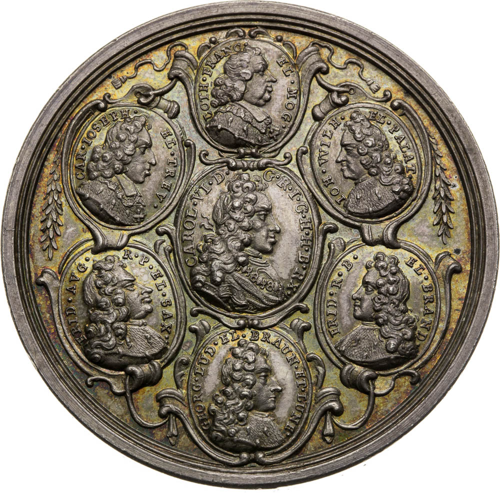Silver Medal 1711 - back