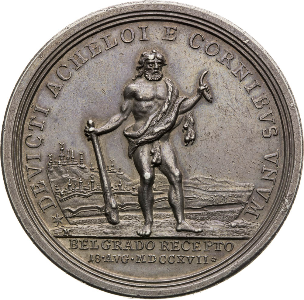 Silver Medal 1717 - back