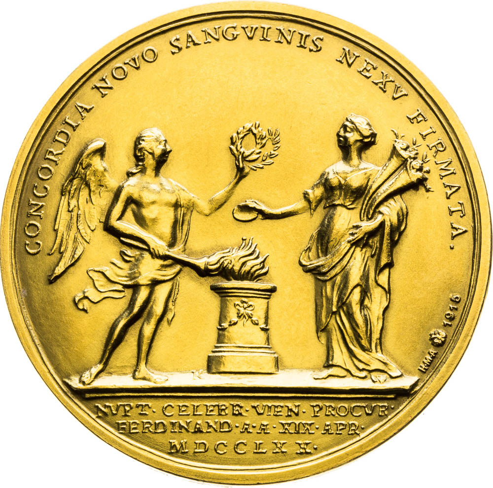 Gold Medal 1770/1958 - back