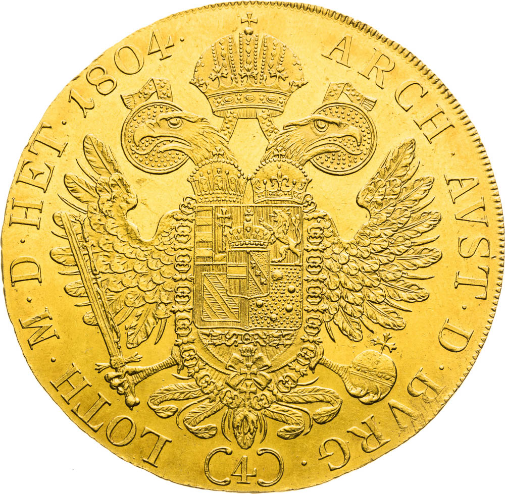 4 Ducats 1804 - back