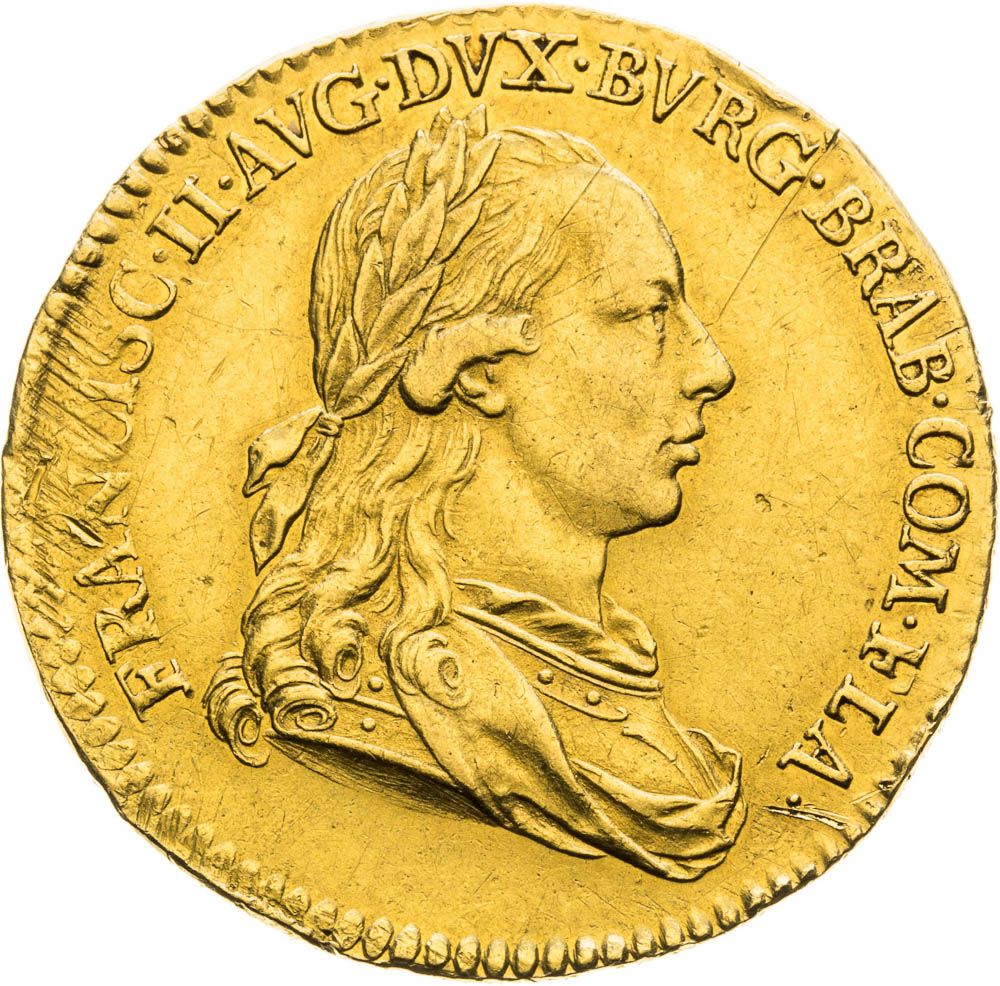 Gold Token 1792 (1 1/2 Ducats) - front