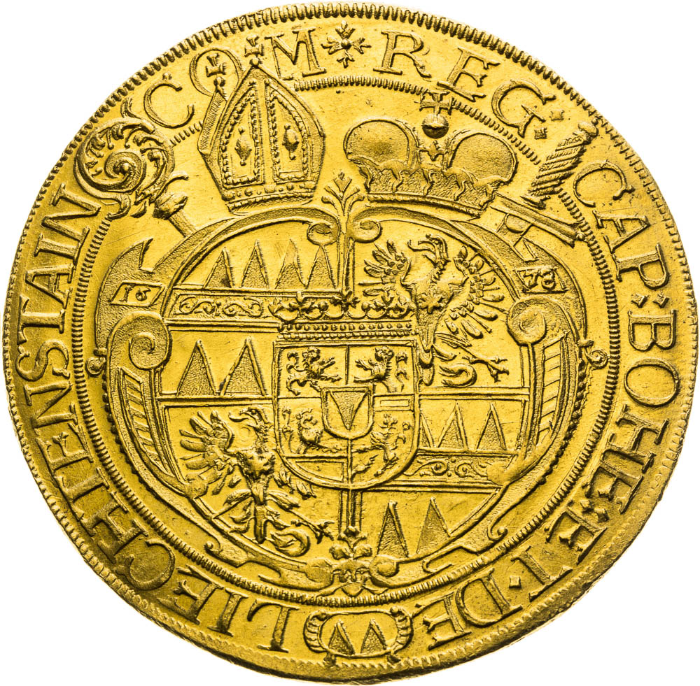 5 Ducats 1678 - back