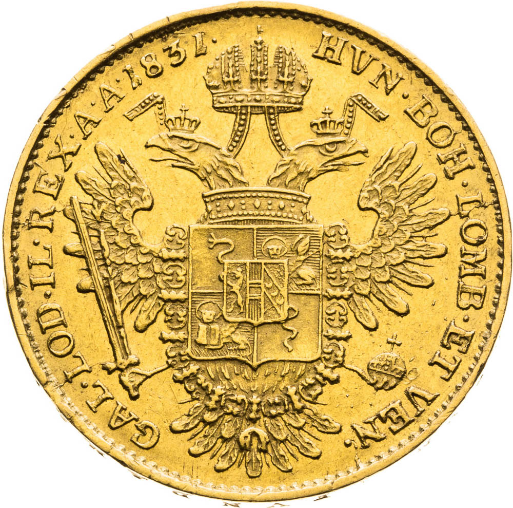1/2 Souverain d'Or 1831 - back