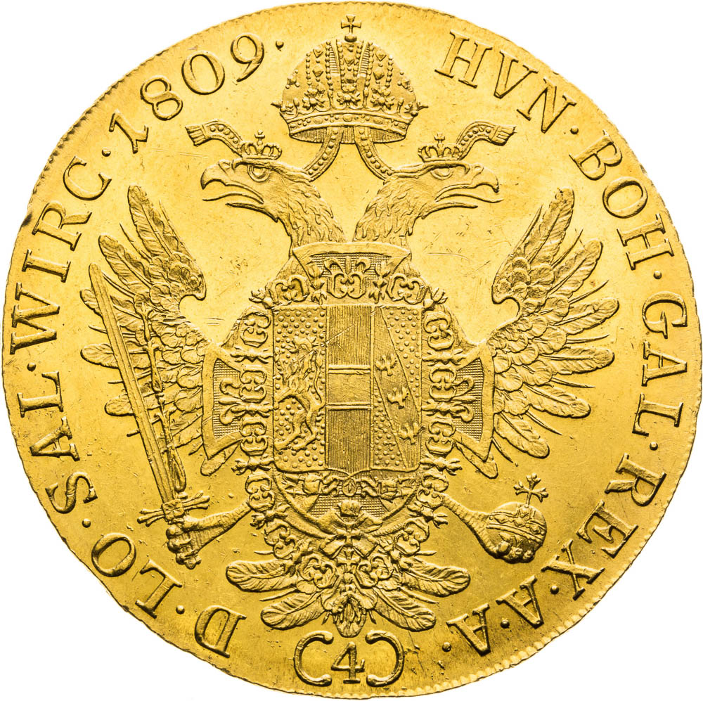 4 Dukát 1809 - reverz