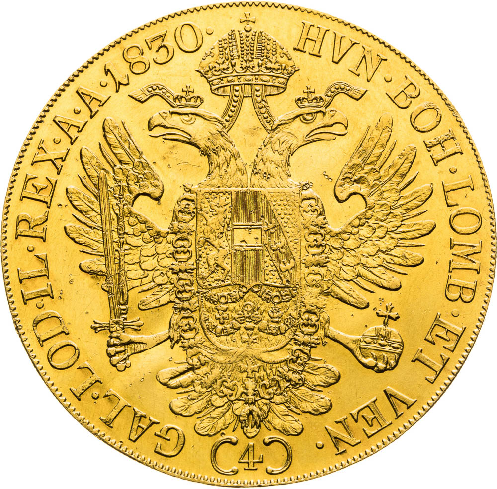 4 Dukát 1830 - reverz