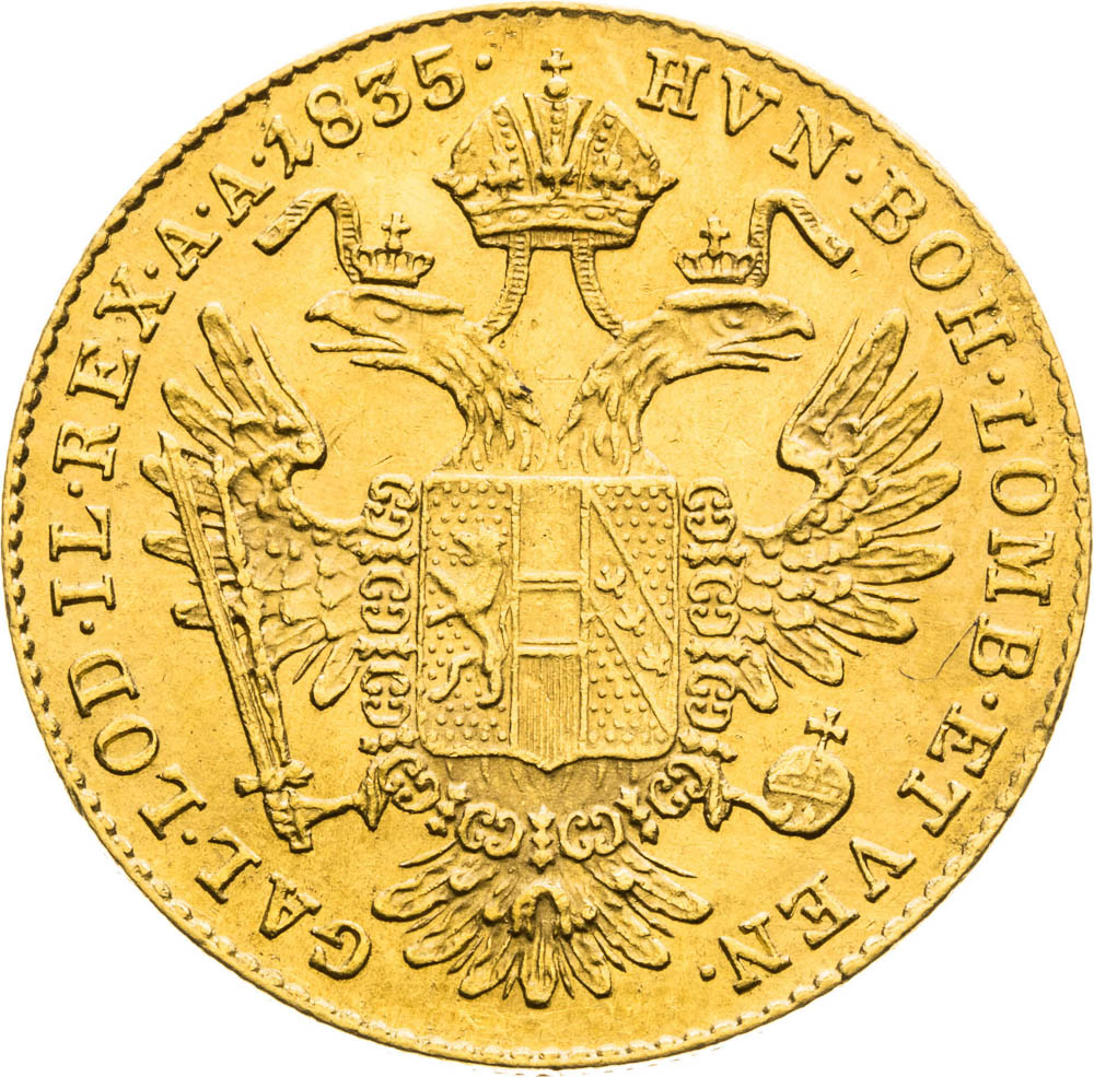 Ducat 1835 - back