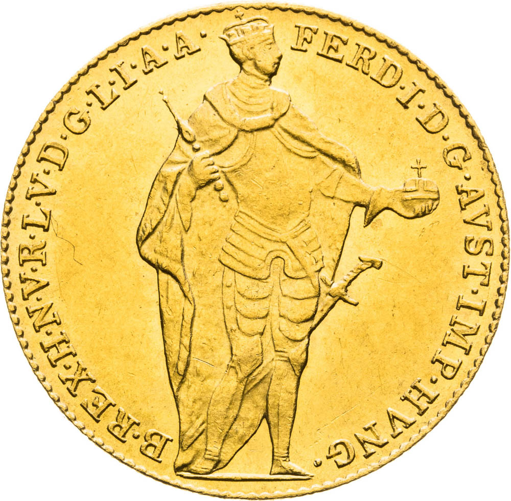 Dukát 1837 - averz