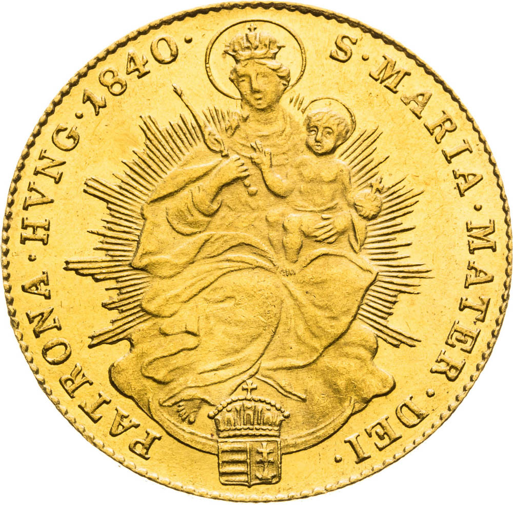 Dukát 1840 - reverz