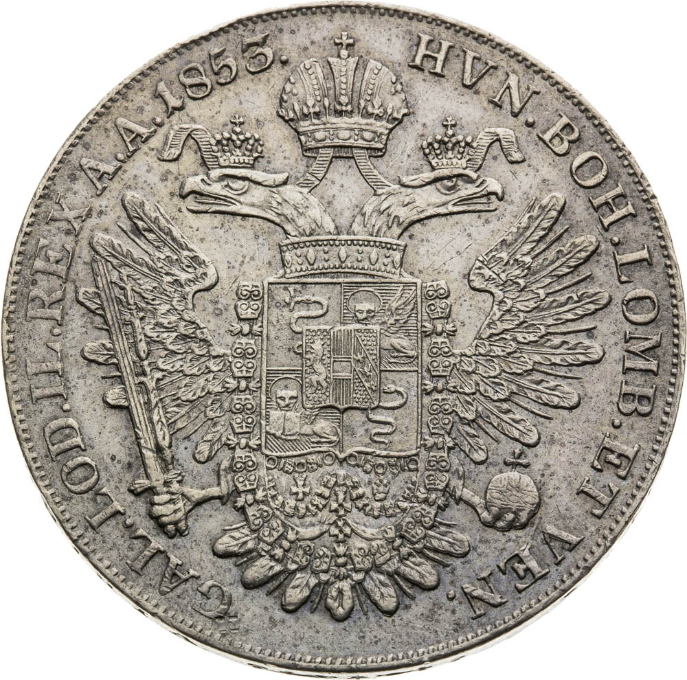 Scudo 1853 - back