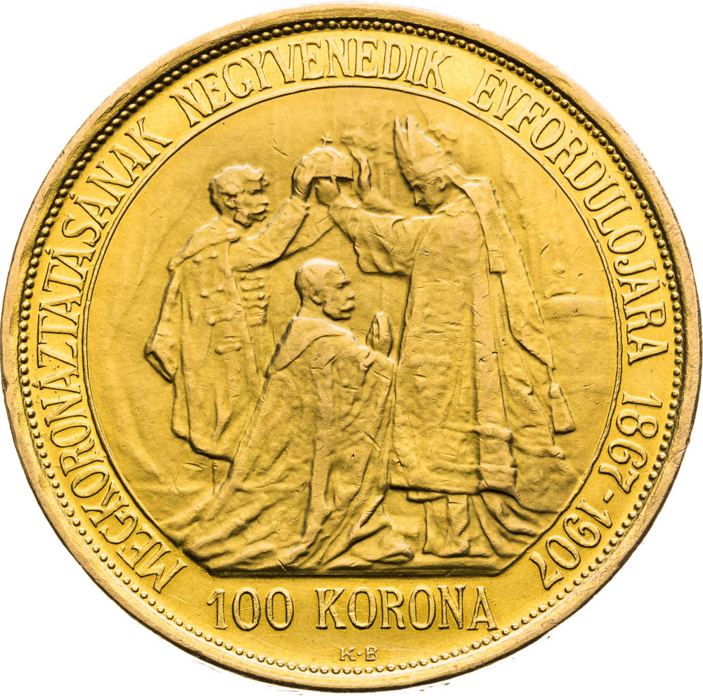 100 Corona 1907/1966 - back