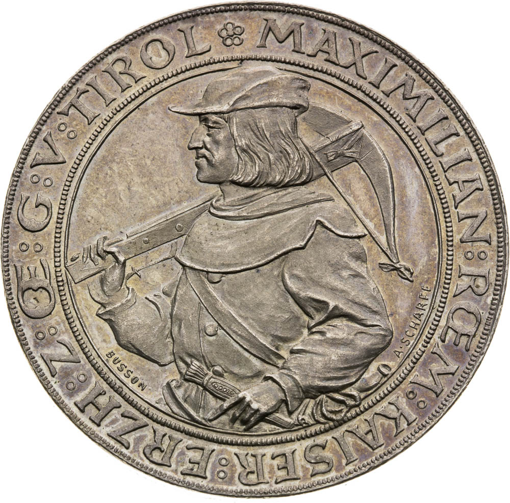Silver Medal 1885 (2 Gulden) - front