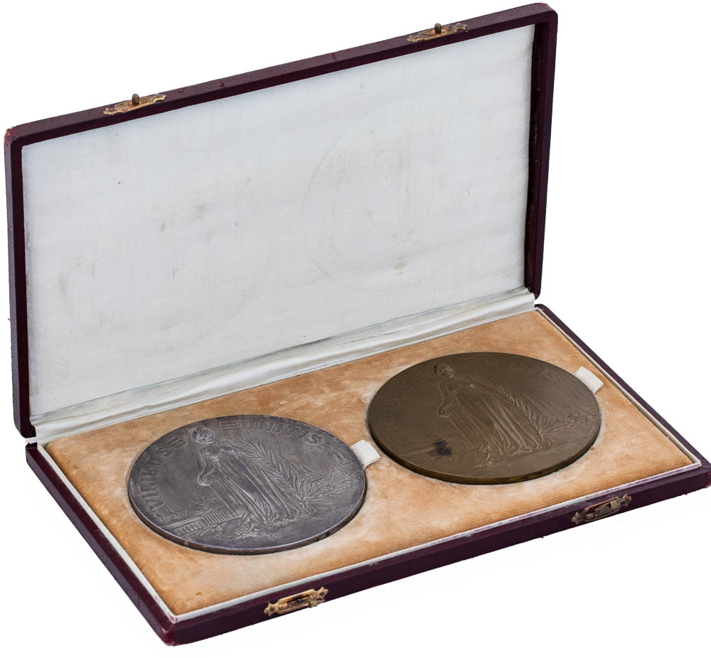 Set of medals 1908 (2 pcs) - front