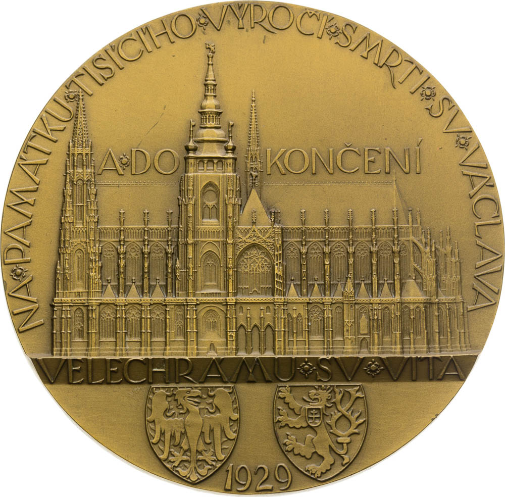 Bronze Medal 1929 - back