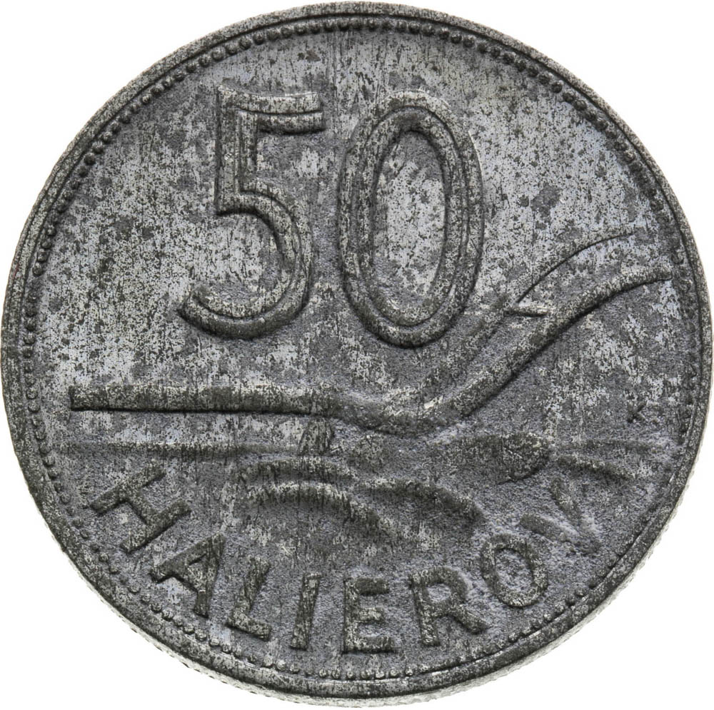 50 Halier 1944 (Pattern strike) - back