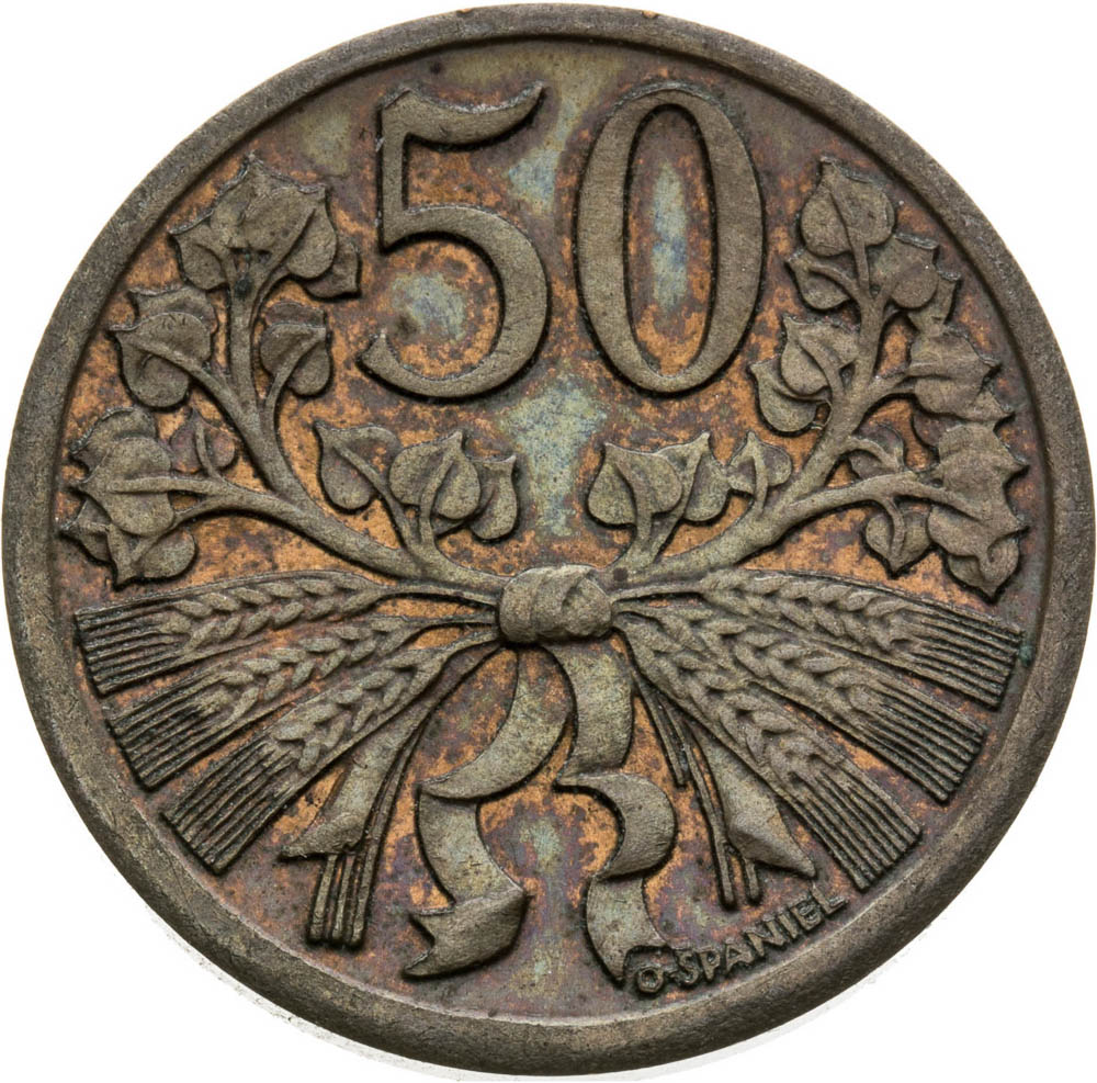 50 Halier 1921 (Pattern strike) - back