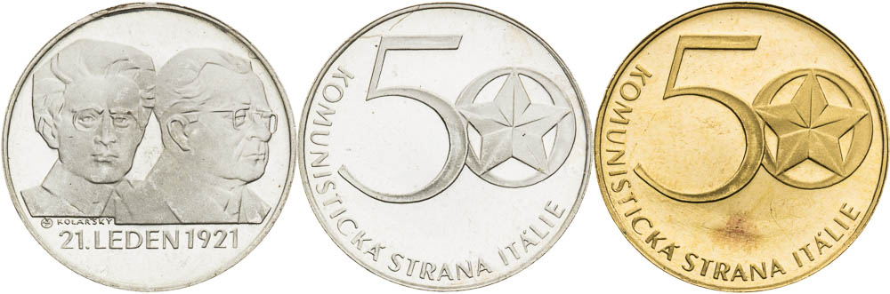 Gold and Silver Medal set 1971 (1+1 pcs) - front