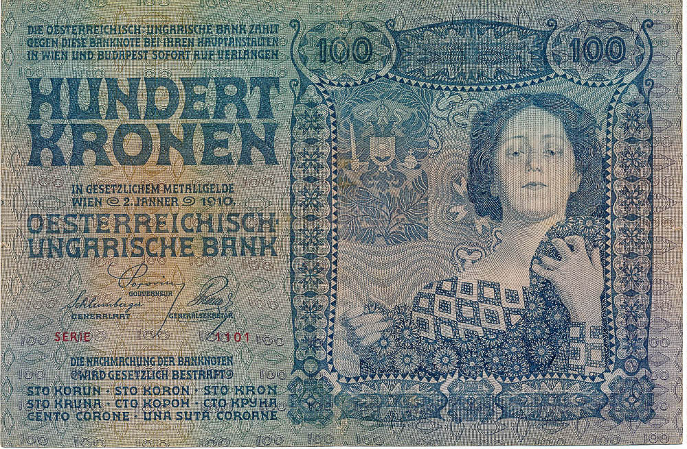 100 Koruna 1910 - front
