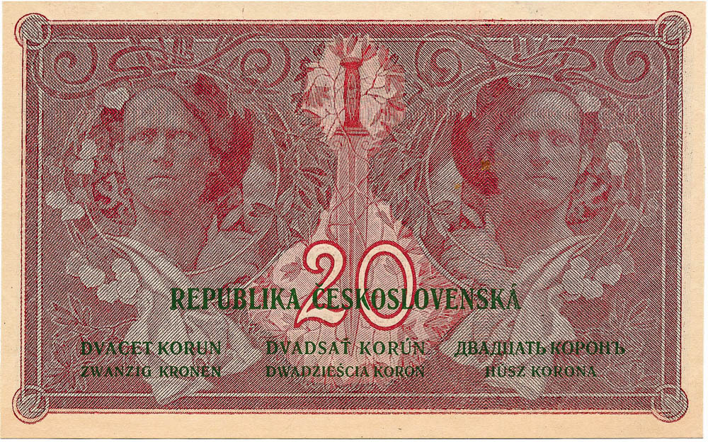 20 Koruna 1919 - front