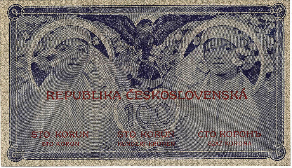 100 Koruna 1919 - front