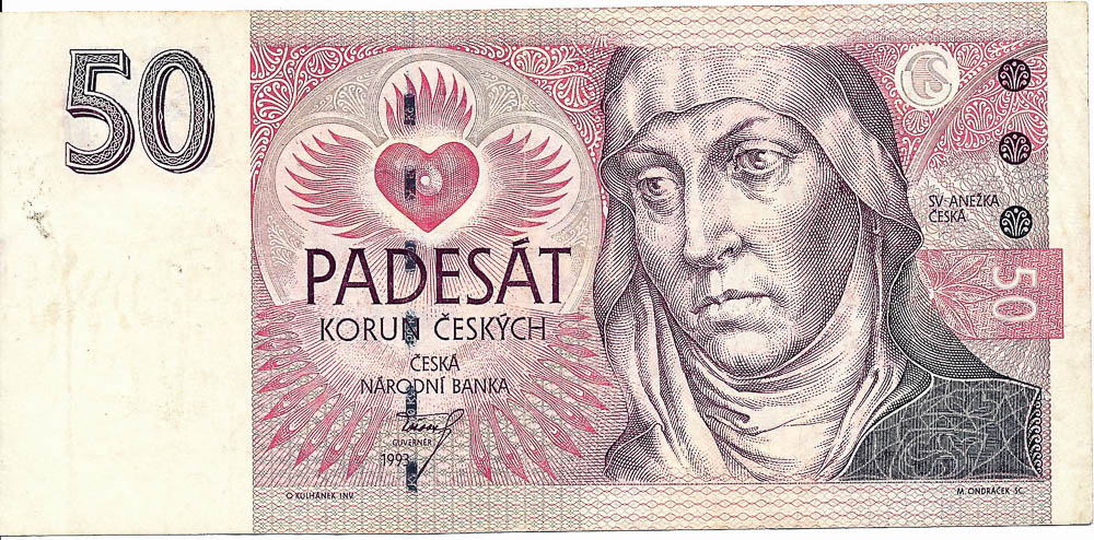 50 Koruna 1993 - front