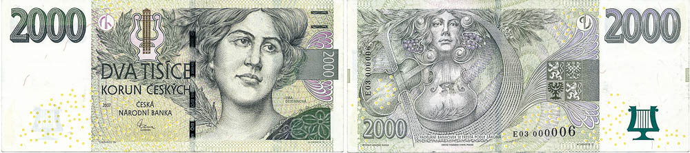 2000 Koruna 2007 - front