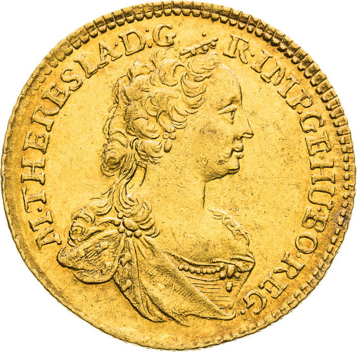Dukát 1759 - averz