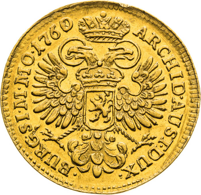 Dukát 1760 - revers