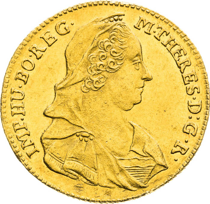 Dukát 1771 - avers