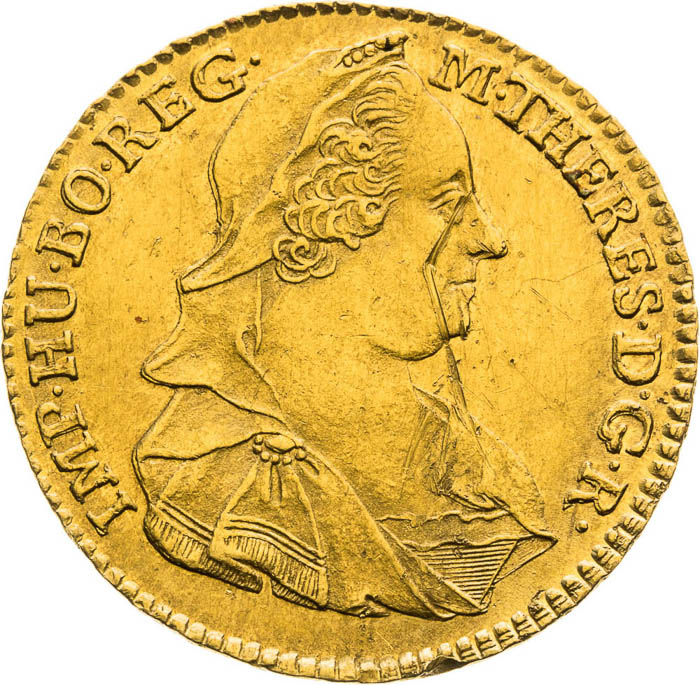 Dukát 1777 - avers