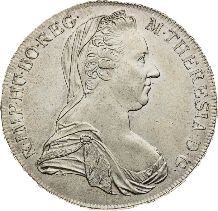Thaler 1780 - front