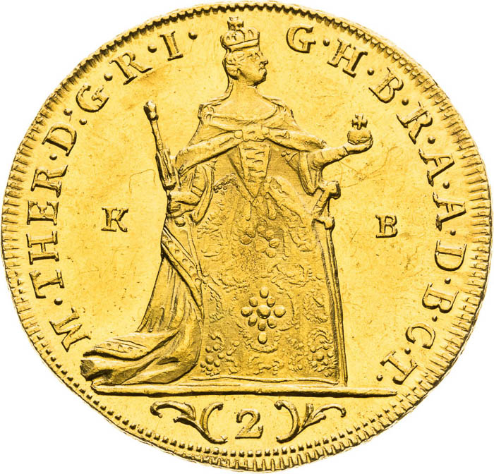 2 Ducats 1764 - front