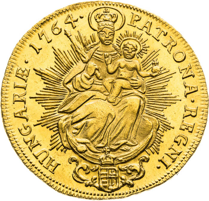 2 Ducats 1764 - back