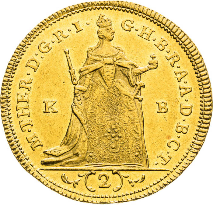 2 Ducats 1765 - front