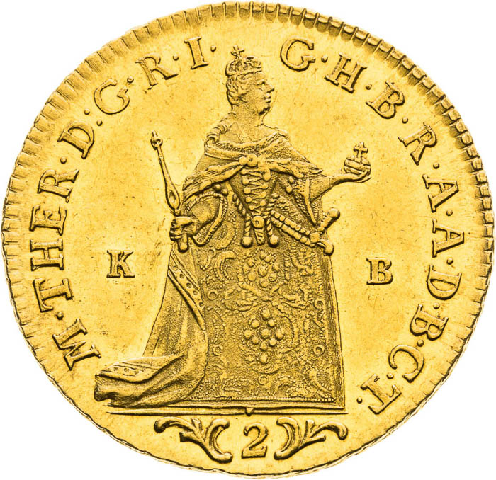 2 Ducats 1765 - front