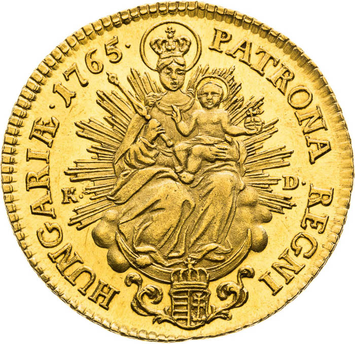 2 Ducats 1765 - back