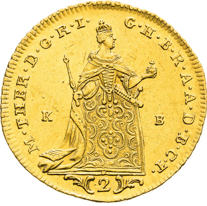 2 Ducats 1765 - front