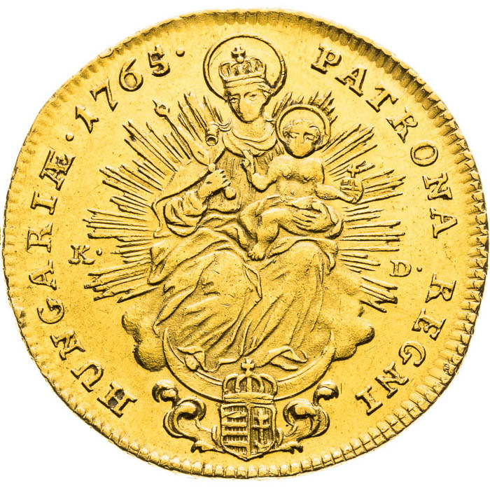 2 Ducats 1765 - back