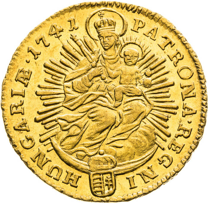 Ducat 1741 - back