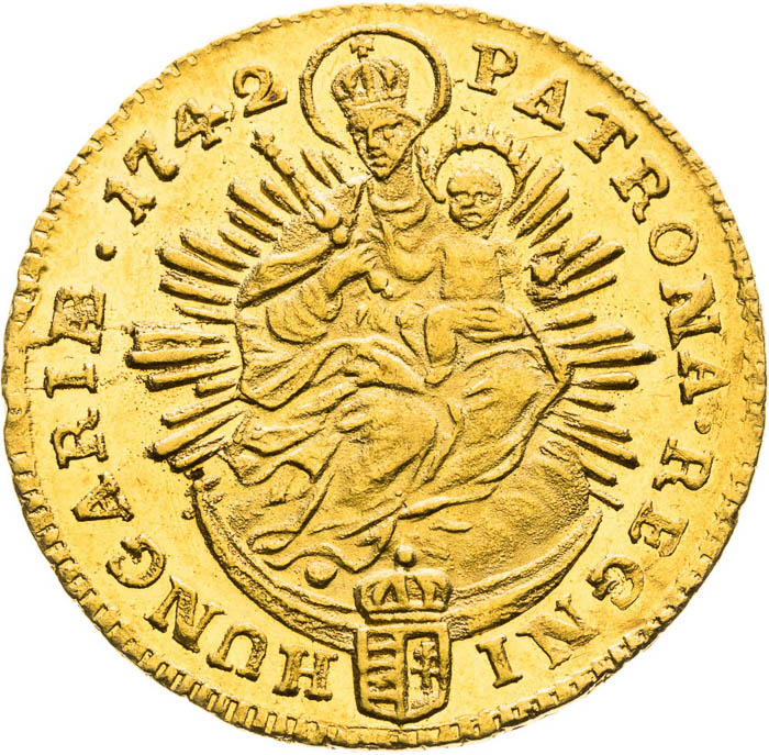 Ducat 1742 - back