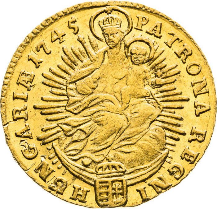 Ducat 1745 - back