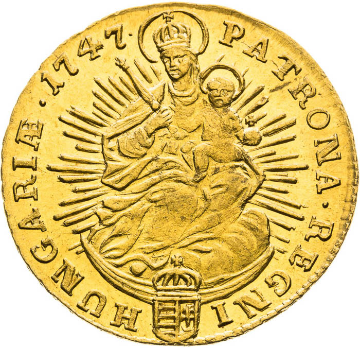 Ducat 1747 - back