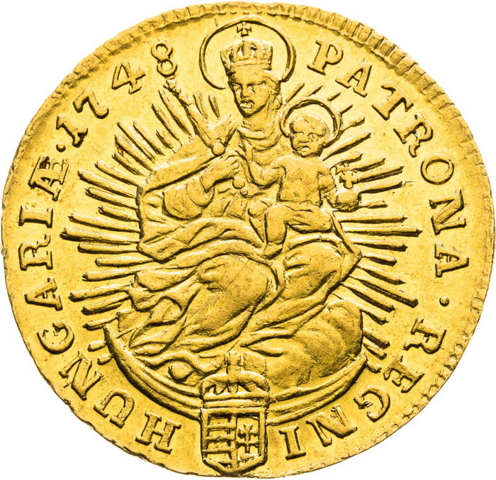 Ducat 1748 - back